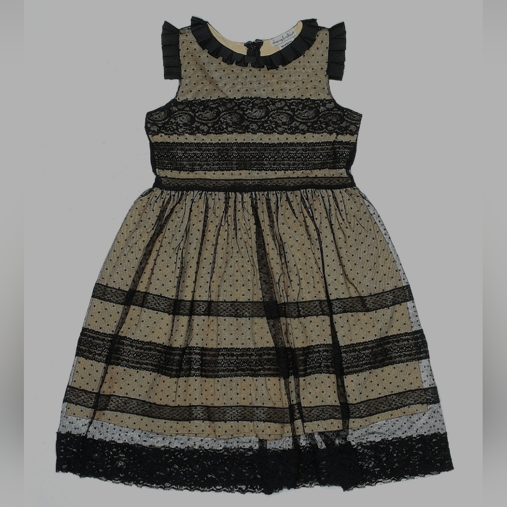 Chasing fireflies black nude lace dress 6 14 - Picture 9 of 10